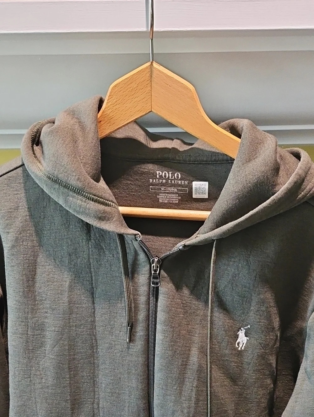 Polo Ralph Lauren Front Zipper Hoodie Size Medium